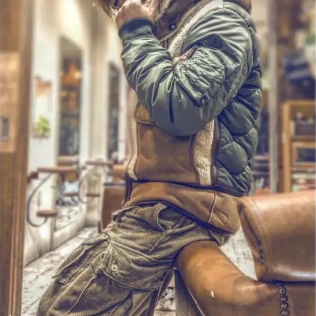 MONCLER 定価84万 モンクレール デラグランジ ダウン レザー ムートン