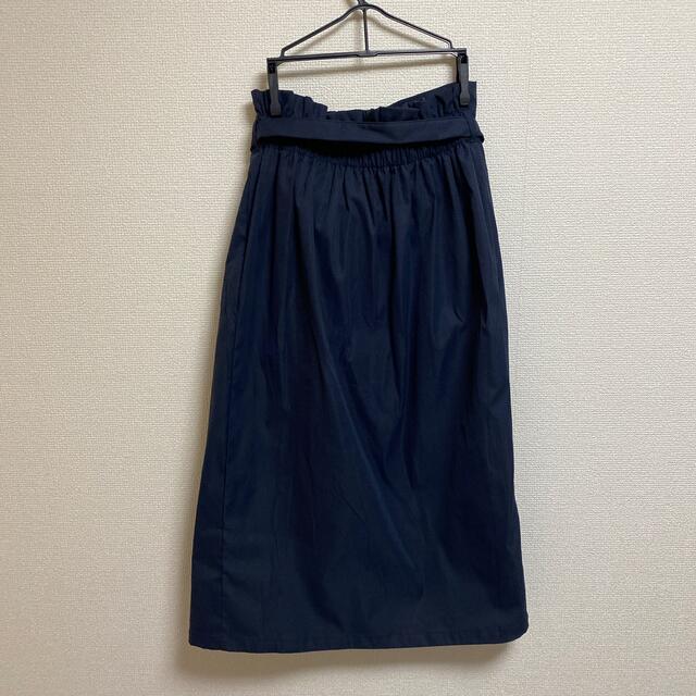 clear(クリア)のclear スカート　紺 レディースのスカート(ひざ丈スカート)の商品写真