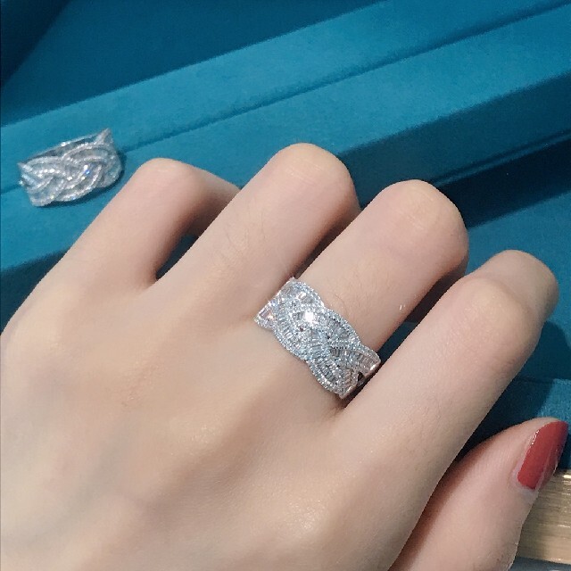 天然ダイヤモンドリング0.85ct　k18 レディースのアクセサリー(リング(指輪))の商品写真