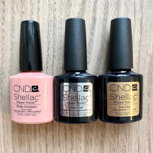 SHELLAC(シェラック)のシェラック♡UVカラーコート、ベース、トップセット！ コスメ/美容のネイル(ネイル用品)の商品写真