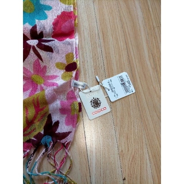 COOCO(クーコ)の花柄ストール レディースのファッション小物(ストール/パシュミナ)の商品写真