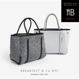 ブレックファスト(breakfast)のBREAKFAST & Co NYC  ネオプレン バックXS  ライトグレー(トートバッグ)