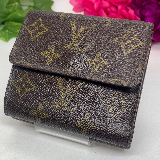 LOUIS VUITTON(ルイヴィトン)の217 ルイヴィトン ポルトモネ カルトクレディ ダブルフラップ モノグラム レディースのファッション小物(財布)の商品写真