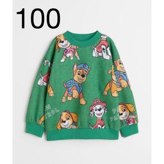 エイチアンドエム(H&M)の《最新作》新品　パウパトロール　スウェットシャツ　トレーナー　100/105(Tシャツ/カットソー)