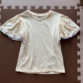 ニシマツヤ(西松屋)の半袖Tシャツ　120  クリーム色　(Tシャツ/カットソー)