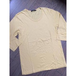 アーバンリサーチ(URBAN RESEARCH)の美品URBAN RESEARCH 7分丈カットソー 日本製 アーバンリサーチ(Tシャツ/カットソー(七分/長袖))