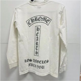 クロムハーツ(Chrome Hearts)のクロムハーツ　長袖Tシャツ 白　　【サイズ】S(Tシャツ/カットソー(半袖/袖なし))