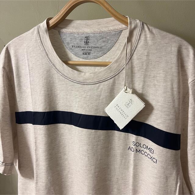 BRUNELLO CUCINELLI(ブルネロクチネリ)の[未使用] ブルネロクチネリ　イタリア製　Tシャツ　XLサイズ❗️ メンズのトップス(Tシャツ/カットソー(半袖/袖なし))の商品写真