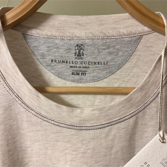 BRUNELLO CUCINELLI(ブルネロクチネリ)の[未使用] ブルネロクチネリ　イタリア製　Tシャツ　XLサイズ❗️ メンズのトップス(Tシャツ/カットソー(半袖/袖なし))の商品写真