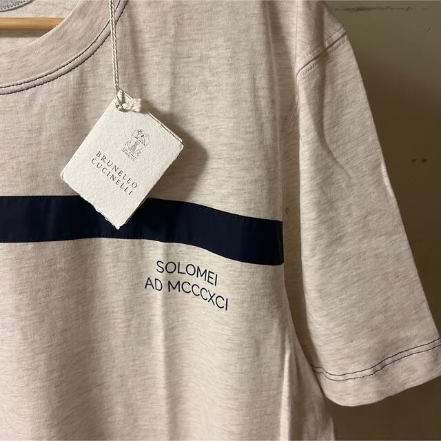 BRUNELLO CUCINELLI(ブルネロクチネリ)の[未使用] ブルネロクチネリ　イタリア製　Tシャツ　XLサイズ❗️ メンズのトップス(Tシャツ/カットソー(半袖/袖なし))の商品写真