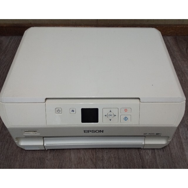 エプソンプリンターEP-707A白PC/タブレット - PC周辺機器