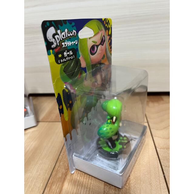 格安販売中 スプラトゥーン amiibo ライムグリーンガールu0026オレンジ