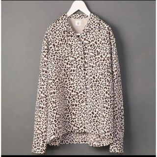 ロク(6 (ROKU))の6(ROKU) ロクLEOPARD OPEN COLLAR SHIRT シャツ(シャツ/ブラウス(長袖/七分))