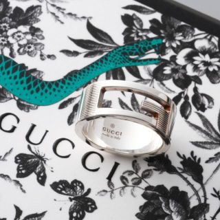 グッチ(Gucci)のS8386M 良品 グッチ Gマーク Ag925 シルバーリング サイズ10(リング(指輪))