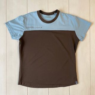 アシックス(asics)の限定お値下げ【稀少】チョコミント Tシャツ （ブルー×ブラウン M）(ウェア)