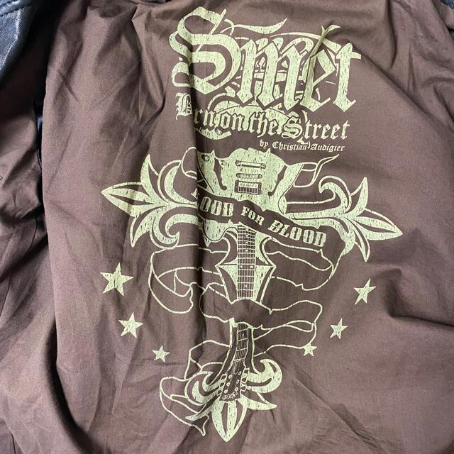 SMET/スメット エドハーディ ライダース 革ジャン メンズS - レザー