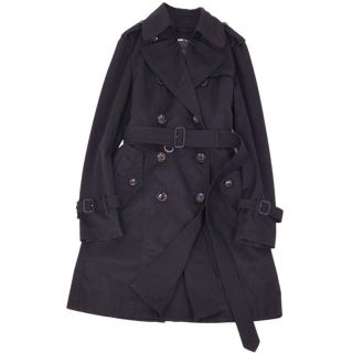 バーバリーブラックレーベル(BURBERRY BLACK LABEL)のバーバリーブラックレーベル トレンチコート レディース アウター 40 ブラック(トレンチコート)