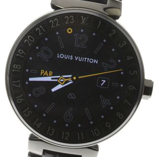 ルイヴィトン(LOUIS VUITTON)の☆美品【LOUIS VUITTON】ルイ・ヴィトン タンブール ホライゾン スマートウォッチ QA002 クォーツ メンズ_703201(腕時計(デジタル))