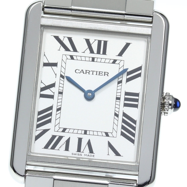 商品情報モデル名☆良品★保証書付き【CARTIER】カルティエ タンクソロ LM W5200014 クォーツ メンズ_706643