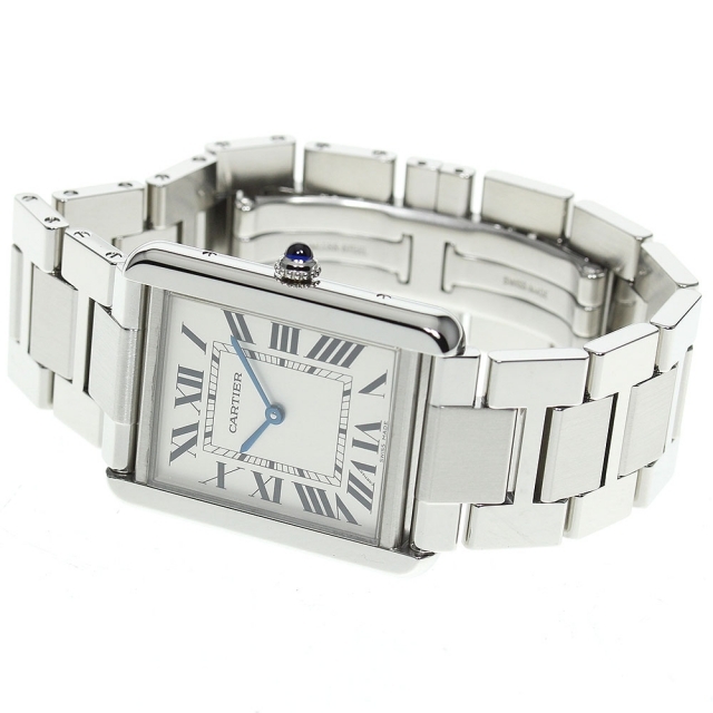 ☆良品★保証書付き【CARTIER】カルティエ タンクソロ LM W5200014 クォーツ メンズ_706643