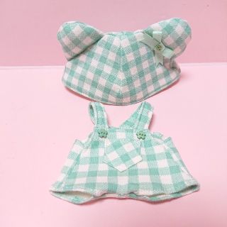 ちびぬい 服 (グリーンのチェック＊2点セット)(アイドルグッズ)