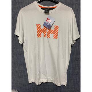 ヘリーハンセン(HELLY HANSEN)のヘリーハンセン　メンズ　Tシャツ　ホワイト　オレンジ(Tシャツ/カットソー(半袖/袖なし))