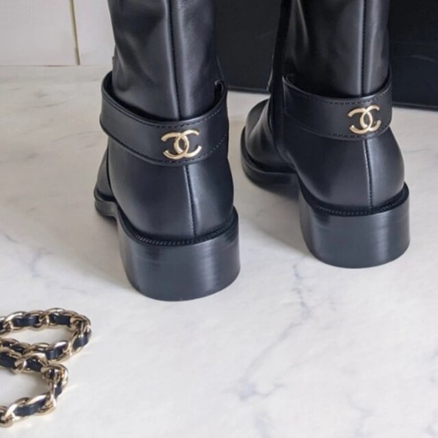CHANEL - シャネルブーツ 2023秋冬の通販 by みう's shop|シャネル