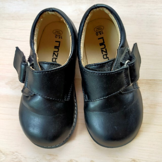 キッズフォーマルシューズ　黒15cm キッズ/ベビー/マタニティのキッズ靴/シューズ(15cm~)(フォーマルシューズ)の商品写真