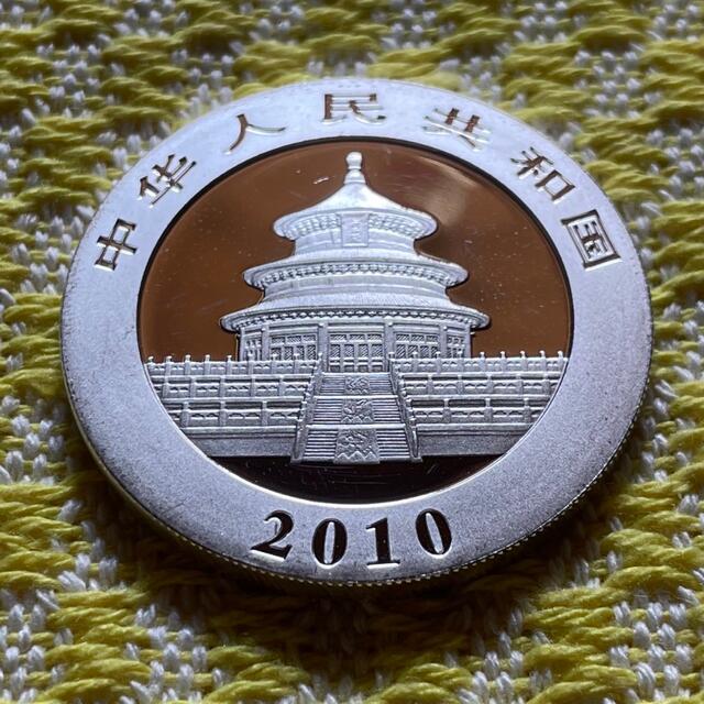 2010年 純銀 パンダ銀貨 1オンス中国 10元 シルバーコイン www