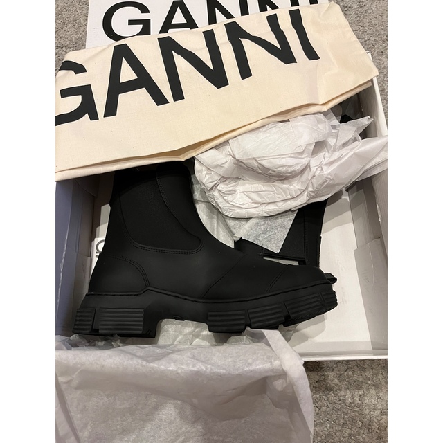 GANNI リサイクルラバーブーツ 38の通販 by West Shopper｜ラクマ