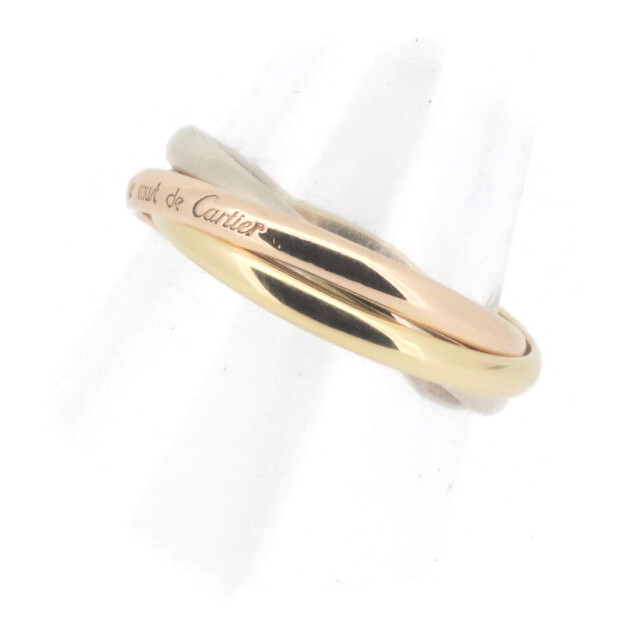 Cartier(カルティエ)のカルティエ トリニティ リング 指輪 8号 K18YG/K18WG/K18PG(18金 ゴールド) レディースのアクセサリー(リング(指輪))の商品写真