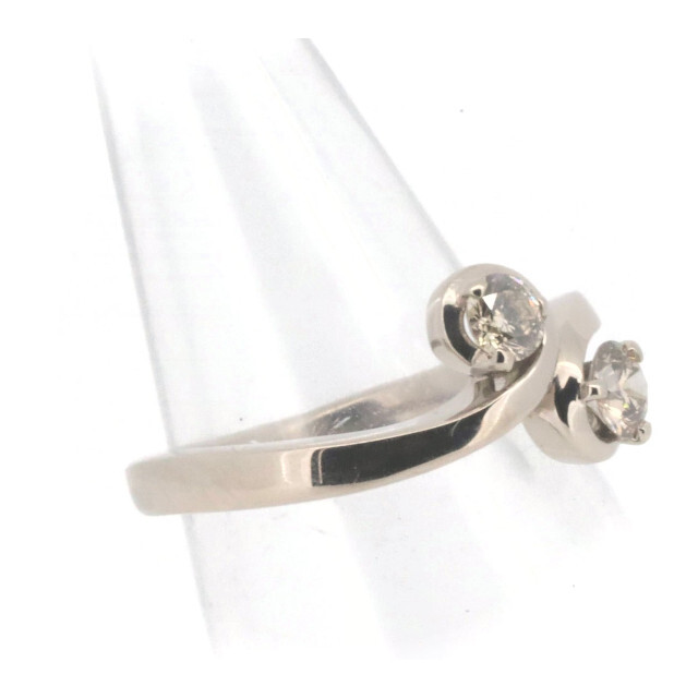 カシケイ フロート ダイヤモンド リング 指輪 6号 0.35ct K18BG(18金 ブラウンゴールド) レディースのアクセサリー(リング(指輪))の商品写真