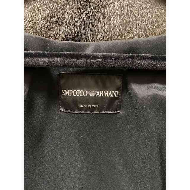 Emporio Armani(エンポリオアルマーニ)のスーパーセール！！エンポリオアルマーニ　レザージャケット メンズのジャケット/アウター(レザージャケット)の商品写真