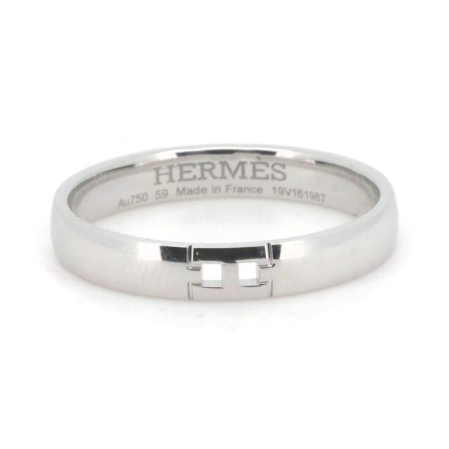 Hermes(エルメス)のエルメス ヘラクレス リング 指輪 18号 K18WG(18金 ホワイトゴールド) メンズのアクセサリー(リング(指輪))の商品写真