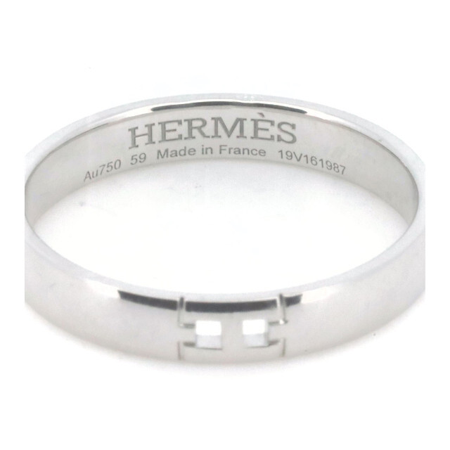 Hermes(エルメス)のエルメス ヘラクレス リング 指輪 18号 K18WG(18金 ホワイトゴールド) メンズのアクセサリー(リング(指輪))の商品写真