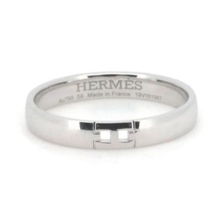 エルメス(Hermes)のエルメス ヘラクレス リング 指輪 18号 K18WG(18金 ホワイトゴールド)(リング(指輪))