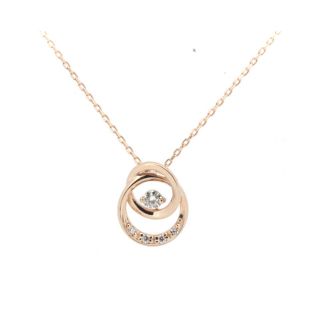 スタージュエリー(STAR JEWELRY)のスタージュエリー ダイヤモンド ネックレス TWO UNIVERSE 0.04ct K18PG(18金 ピンクゴールド)(ネックレス)