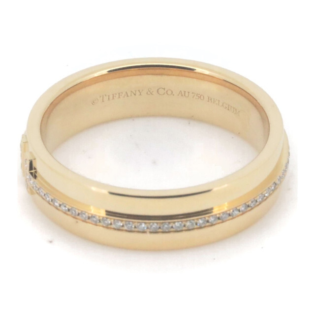 Tiffany & Co.(ティファニー)のティファニー T TWO ナロー ダイヤモンド リング 指輪 17号 K18YG(18金 イエローゴールド) レディースのアクセサリー(リング(指輪))の商品写真
