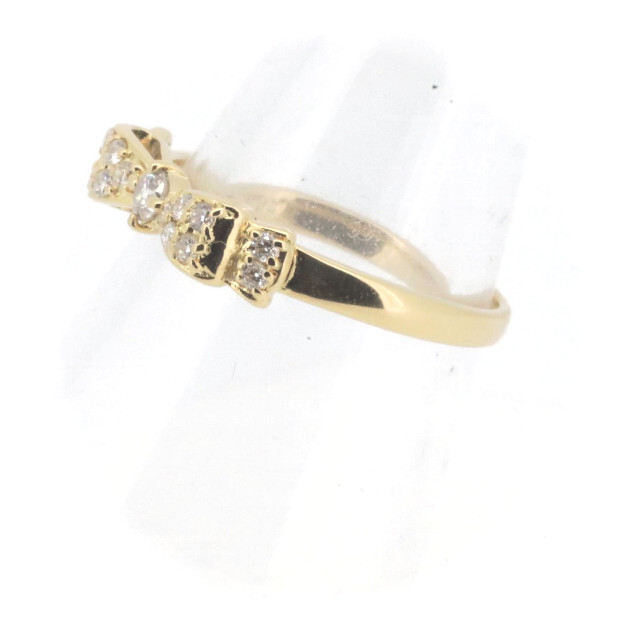 ダイヤモンド リング 指輪 11.5号 0.20ct K18YG(18金 イエローゴールド) レディースのアクセサリー(リング(指輪))の商品写真