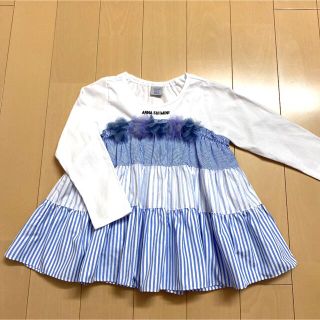 アナスイミニ(ANNA SUI mini)のANNA SUImini 110【極美品】♡お花モチーフ♡(Tシャツ/カットソー)