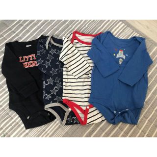 ベビーギャップ(babyGAP)のボディスーツ長袖　4点セット(肌着/下着)