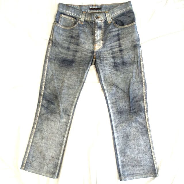 Nudie Jeans スリム ジム ペイント ホワイト W31約82cm