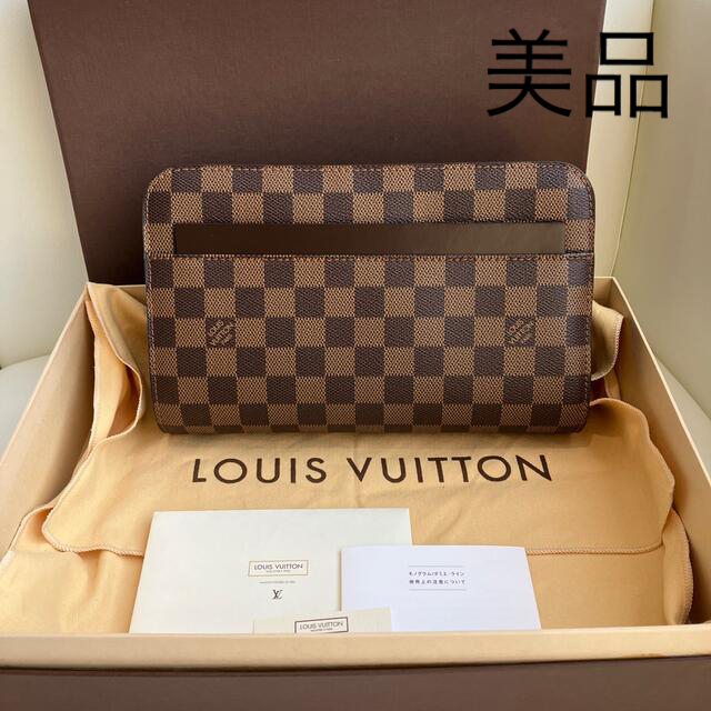 LOUIS VUITTON(ルイヴィトン)のルィヴィトン  ダミエ  サンルイ  美品 レディースのバッグ(クラッチバッグ)の商品写真