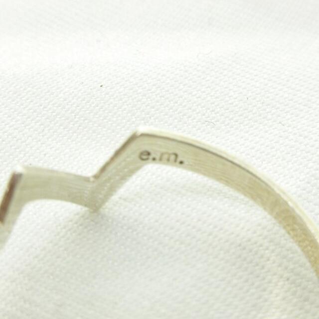 e.m.(イーエム)のシルバーリング 指輪 ジグザグ ギザギザ アクセサリー 16～17号 レディースのアクセサリー(リング(指輪))の商品写真