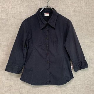 90s ビンテージ　アメリカ古着　古着　黒シャツ　アメリカ輸 used(シャツ/ブラウス(長袖/七分))