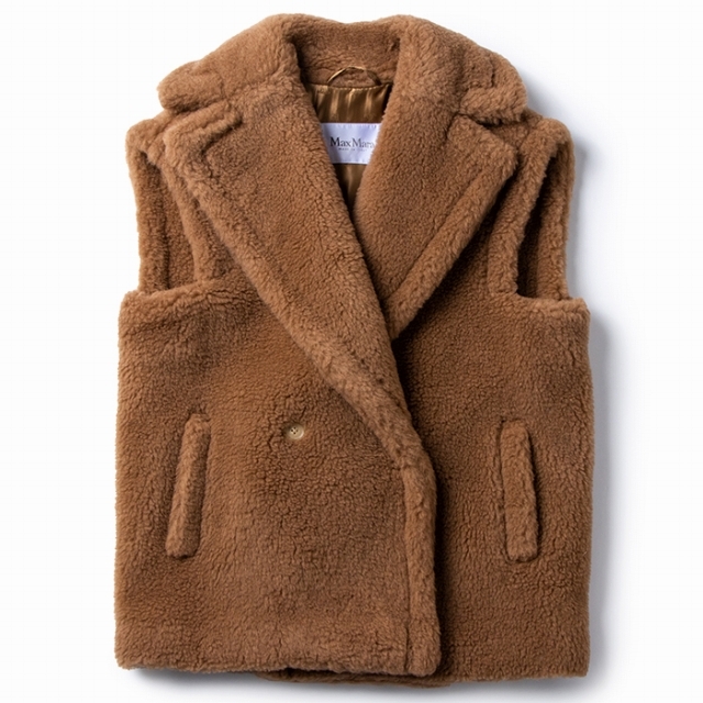 MAX MARA テディベア ショート ジレ TEDDY MAX MARA テディベア ショート ジレ TEDDY