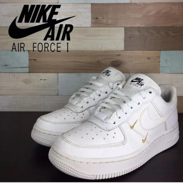 NIKE ナイキ AIR FORCE 1 エアフォース1 23.5 グリーン 白