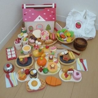 マザーガーデン　レストランセット　洋食屋さん　野いちごのおままごと(知育玩具)