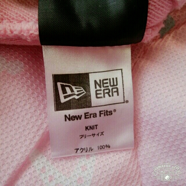 NEW ERA(ニューエラー)のNEW ERA♡baby pink♡ニット帽 レディースの帽子(ニット帽/ビーニー)の商品写真