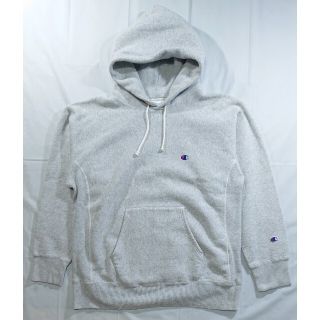 チャンピオン(Champion)の【超ド定番】チャンピオンリバースウィーブスウェットパーカー/グレー/XL/青タグ(パーカー)